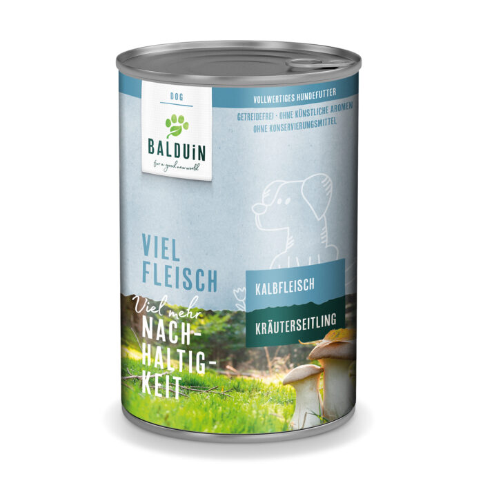 BALDUIN Hundefutter mit Kalbfleisch