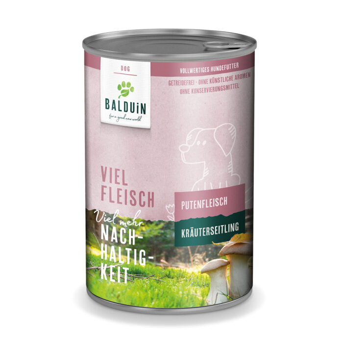 BALDUIN Hundefutter mit Putenfleisch