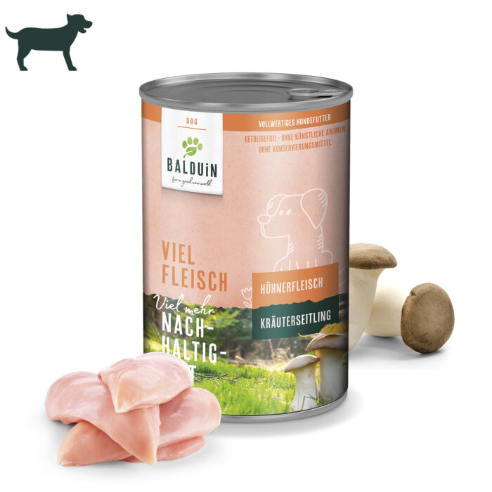 BALDUIN Hundefutter mit Hühnerfleisch